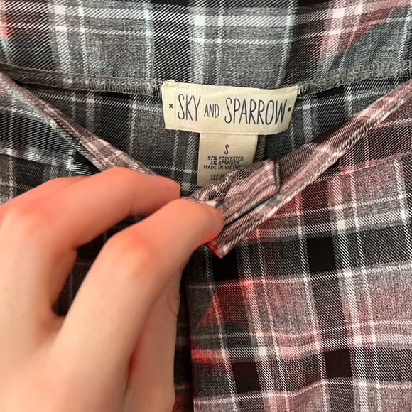 SKY&SPARROW Plaid Pant - Picture 7 of 9